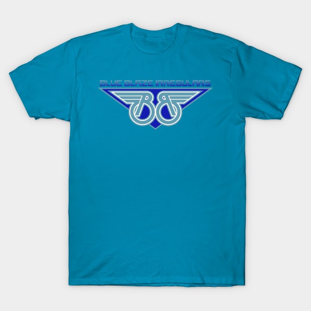 Buckaroo's Blue Blaze Irregulars T-Shirt by Evil Grin Studios 